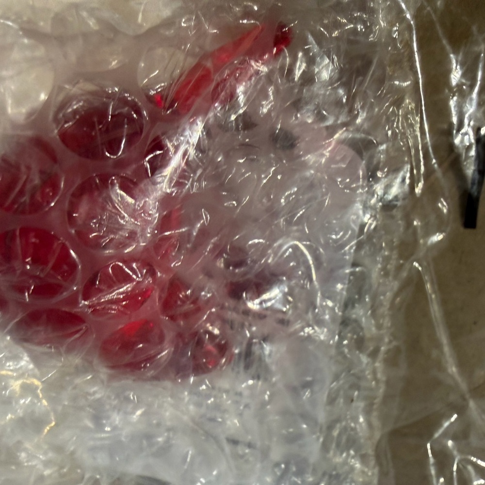Red Glass Ornament cardinal new in  wrap unopened